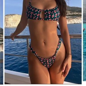 Strawberry milk Mob Gecko Bikini Set